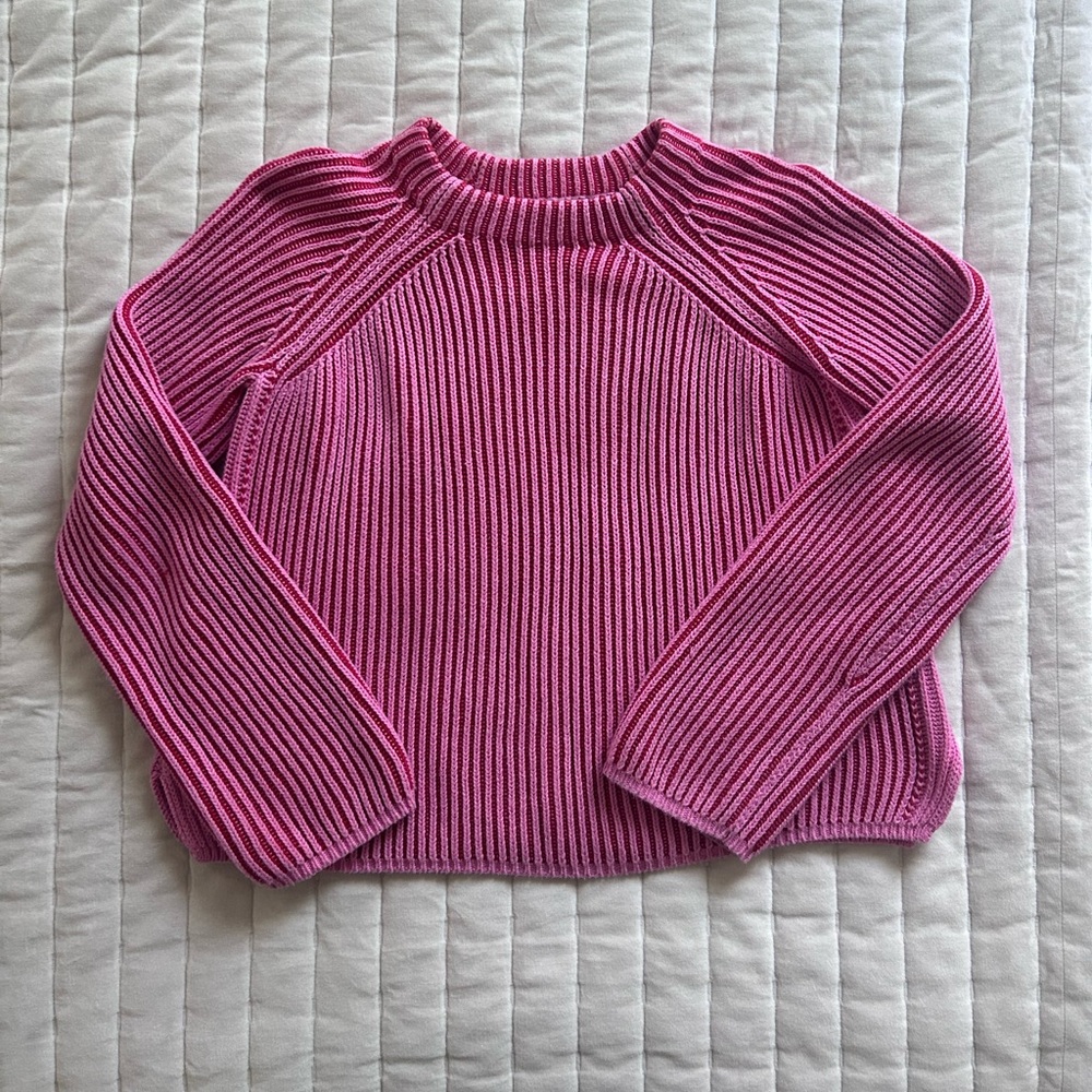 Mister Zimi Red and Pink Knit Sweater